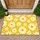 Golden Yellow Daisy Blooms for Cheerful Springtime Homes and Bright Everyday Living Doormat - 1