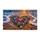 Sunset Shore Pebble Heart Scene for Coastal Home Entryway Style and Beach Lovers Doormat - 6