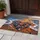 Sunset Shore Pebble Heart Scene for Coastal Home Entryway Style and Beach Lovers Doormat - 4