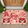 Plaid Heart Gnomes with Love for Valentine Celebrations and Cozy Seasonal Homes Doormat - 1