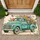 Vintage Flower Truck And Tulips For Cheerful Springtime Home Entry Style Doormat - 1