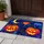 Neon Halloween Jack-O’-Lanterns and Moon for Spooky Autumn Celebrations at Home Doormat - 4