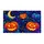 Neon Halloween Jack-O’-Lanterns and Moon for Spooky Autumn Celebrations at Home Doormat - 6
