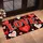 Bold Red and White LOVE Hearts for Valentine's Day Romance and Cozy Home Entryways Doormat - 2