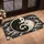 Yin Yang Cat Duo for Calm Zen Meditation Spaces and Peaceful Homes for Cat Lovers Doormat - 2