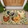 Vintage Rooster and Hen Farmhouse Kitchen Entryway Country Cottage Gift for Hosts Doormat - 1