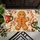Gingerbread Man Candy Cane Mugs Christmas Treats for Cozy Holiday Kitchen Entryways Doormat - 5