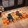 Three Cozy Dogs with Pumpkins and Autumn Leaves for a Warm Fall Home Entryway Doormat - 2