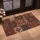 Vintage Red Persian Patchwork Motifs for Cozy Eclectic Bohemian Home Living Spaces Doormat - 2