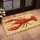 Bright Red Crawfish on Rustic Plaid for Southern Kitchen Charm and Country Home Style Doormat - 2