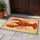 Bright Red Crawfish on Rustic Plaid for Southern Kitchen Charm and Country Home Style Doormat - 4