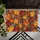 Vibrant Autumn Maple Leaves on Rustic Wood for Cozy Fall Entryway Seasonal Home Style Doormat - 5