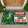 Green T Rex Danger Zone Sign For Dinosaur Fans And Playful Family Entryway Decor Doormat - 1