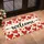Red Heart Welcome Lettering for Valentine's Day Entryway and Romantic Home Decor Accent Doormat - 2