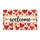 Red Heart Welcome Lettering for Valentine's Day Entryway and Romantic Home Decor Accent Doormat - 6