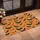 Black And Orange Flying Bats For A Playful Halloween Home Entrance Doormat - 2