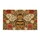 Vintage Floral Bee Garden Motif for Rustic Country Home Entryway and Cottage Style Doormat - 6