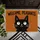 Black Cat Welcome Peasants Humor for Quirky Cat Lovers and Playful Home Entry Style Doormat - 5