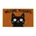 Black Cat Welcome Peasants Humor for Quirky Cat Lovers and Playful Home Entry Style Doormat - 6