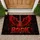 Red Winged Electric Guitar And Rock Music Style For Bold Music Lovers And Home Entryways Doormat - 1