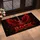 Red Winged Electric Guitar And Rock Music Style For Bold Music Lovers And Home Entryways Doormat - 2