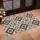 Black And White Tribal Diamond Motifs For Modern Entryways And Cozy Minimalist Homes Doormat - 2
