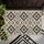 Black And White Tribal Diamond Motifs For Modern Entryways And Cozy Minimalist Homes Doormat - 5
