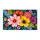 Vibrant Pop Floral Blooms for Colorful Farmhouse Entryways and Cheerful Everyday Living Doormat - 6