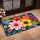 Vibrant Pop Floral Blooms for Colorful Farmhouse Entryways and Cheerful Everyday Living Doormat - 2