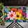 Vibrant Pop Floral Blooms for Colorful Farmhouse Entryways and Cheerful Everyday Living Doormat - 5