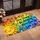 Rainbow Sun and Floral Encouragement for a Cheerful, Positive Everyday Home Entryway Doormat - 2