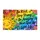 Rainbow Sun and Floral Encouragement for a Cheerful, Positive Everyday Home Entryway Doormat - 6
