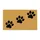 Black Paw Prints on Golden Tan for Pet Lovers and Welcoming Everyday Home Entryways Doormat - 6