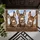 Three Laughing Donkeys at Rustic Barn Window for Farmhouse Country Home Animal Lovers Doormat - 5