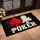 Bold Poker Card Suits and Lettering for Game Night Style, Casino Fans, and Card Players Doormat - 2