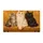 Three Curious Cats on an Ochre Sofa for Cozy Farmhouse Homes and Cat Lovers Everywhere Doormat - 6