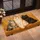 Three Curious Cats on an Ochre Sofa for Cozy Farmhouse Homes and Cat Lovers Everywhere Doormat - 2