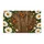 Daisy Butterfly Garden Scene for a Cheerful Cottage Entryway Doormat - 6