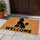 Black Poodle Silhouette with Welcome Lettering for Cheerful Dog-Loving Home Entries Doormat - 4