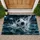 Soccer Ball Water Splash Night Stadium Scene for Football Fans and Game Day Doormat - 1