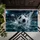 Soccer Ball Water Splash Night Stadium Scene for Football Fans and Game Day Doormat - 5