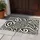 Black And White Ornamental Turtle Motif For Coastal Entryway Style And Nature Lovers Doormat - 4