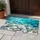 Turquoise Seawater And White Pebbles For A Calm Coastal Entryway And Serene Home Style Doormat - 4