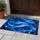 Radiant Blue Dolphin Night Sky Scene for Ocean Loving Homes and Coastal Home Style Doormat - 4
