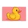 Cute Yellow Duck on Pink for Cheerful Bathroom, Laundry Room, and Family Home Decor Doormat - 6