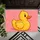 Cute Yellow Duck on Pink for Cheerful Bathroom, Laundry Room, and Family Home Decor Doormat - 5