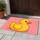 Cute Yellow Duck on Pink for Cheerful Bathroom, Laundry Room, and Family Home Decor Doormat - 4