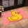 Cute Yellow Duck on Pink for Cheerful Bathroom, Laundry Room, and Family Home Decor Doormat - 2