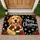 Golden Retriever Christmas Greeting With Festive Scarf For Cozy Holiday Home Decor Doormat - 1