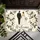 Wedding Couple With Ivory Roses And Greenery For A Romantic Bridal Home Entry Welcome Doormat - 5
